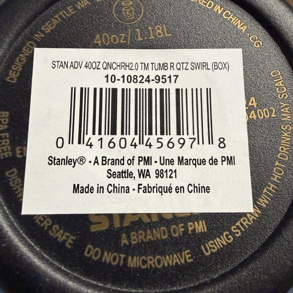 Stanley Louis Vuitton Black & Gold Tumbler 40oz - Picture 5 of 5